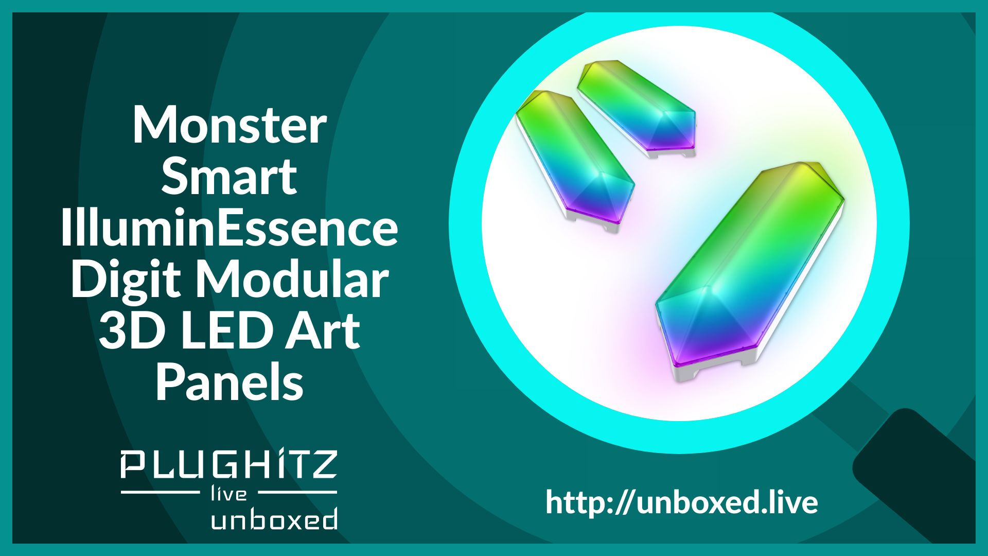 Illuminessence Digit Smart Modular 3D LED Art Panels Starter Kit - Product  Reviews - PLUGHITZ Live